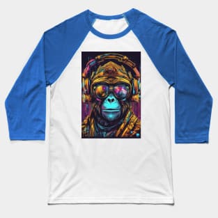 Futuristic monkey Baseball T-Shirt